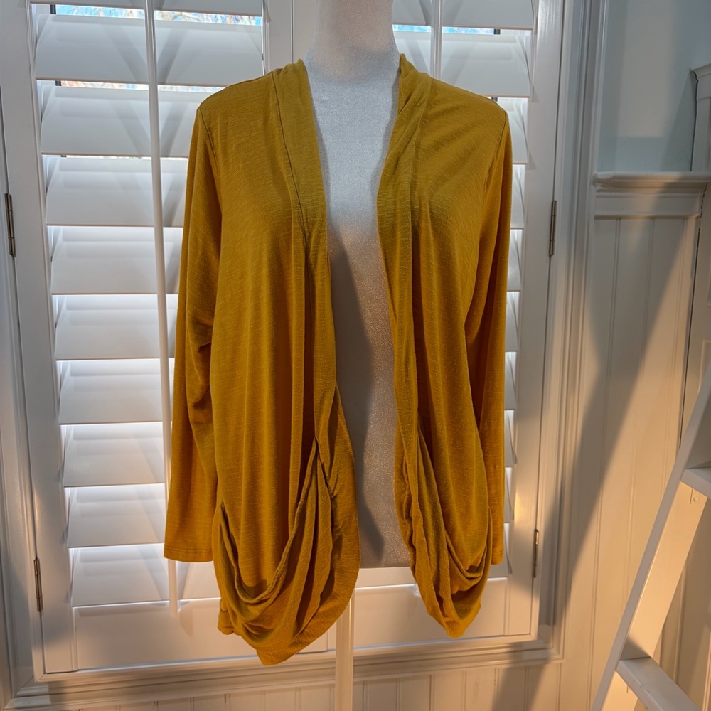Torrid Mustard Yellow Cardigan